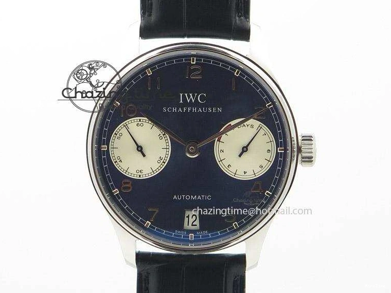 MIROTIME 0209 Portuguese Real PR IW500112 ZF 1:1 Laureus Edition On Black Leather Strap A Flexible 7369